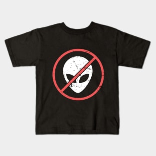 Anti Alien & UFO Design Kids T-Shirt